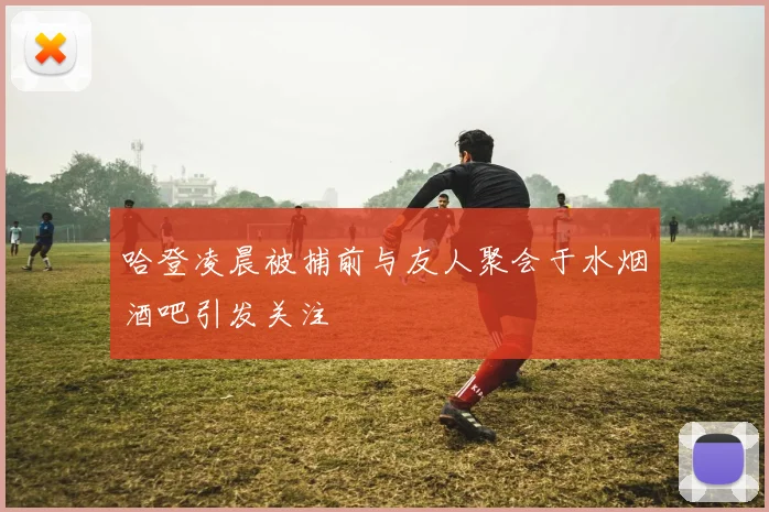 哈登凌晨被捕前与友人聚会于水烟酒吧引发关注
